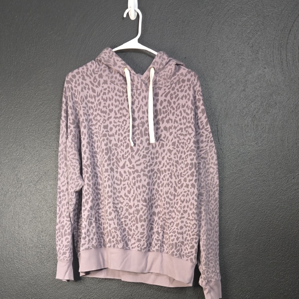 Buffalo David Bitton Lavender Leopard Hoodie